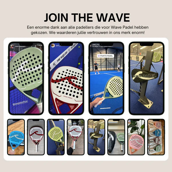 WAVE PADEL® Pink Serve Padel Racket - WhalePadel