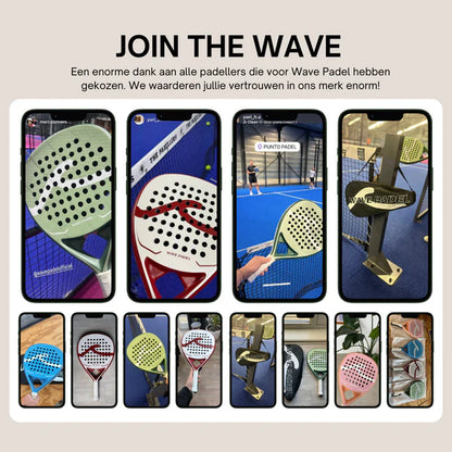 WAVE PADEL® Pink Serve Padel Racket - WhalePadel